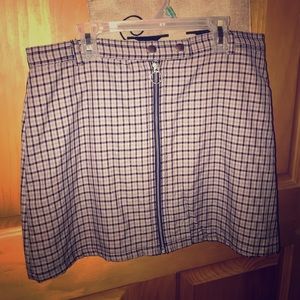 Plaid skirt